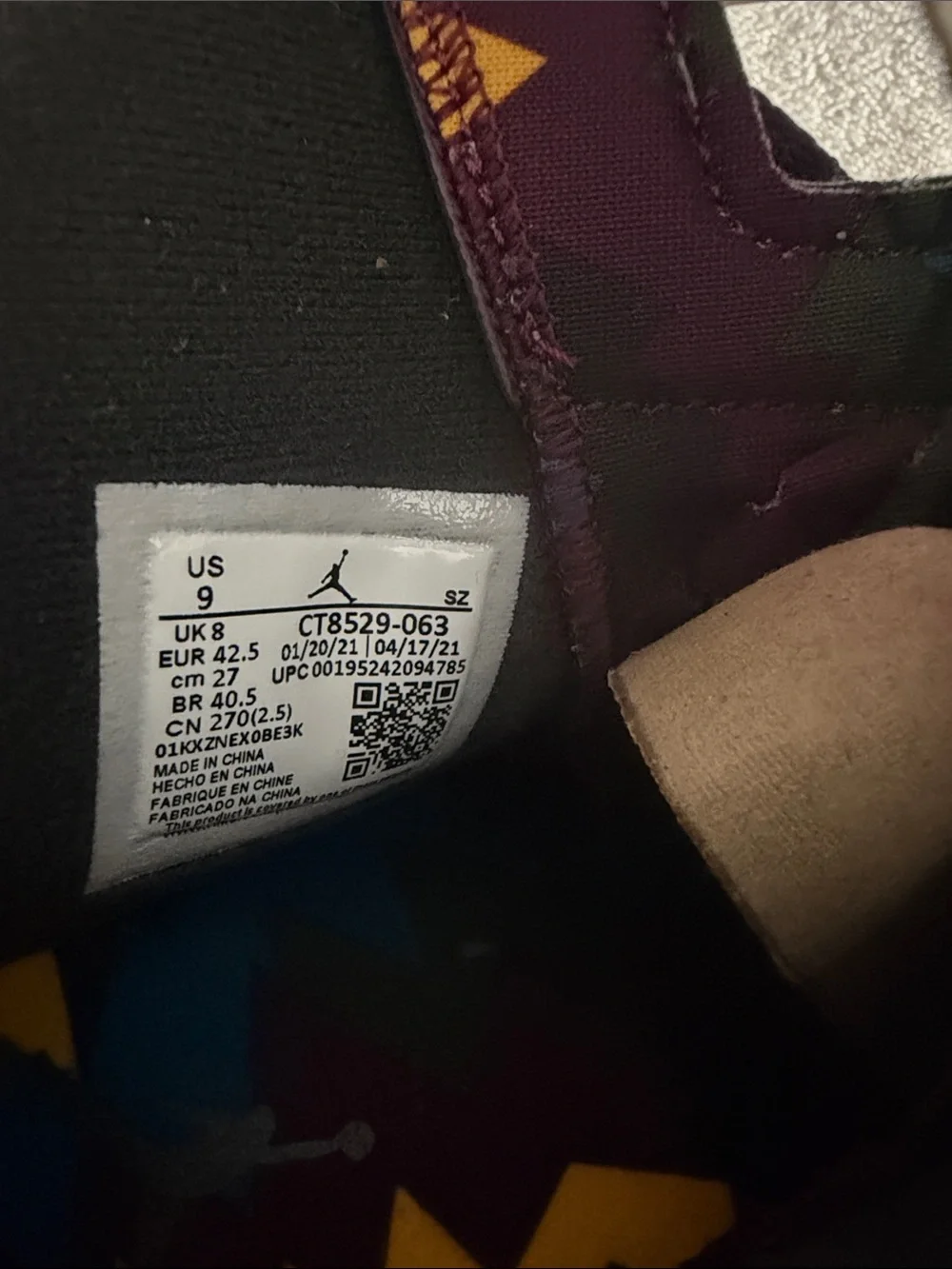 Jordan youth sneakers
